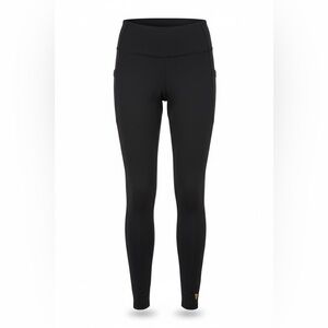 The Gentle Pit Leggings Women Small Black NWT High Waist Athletic Zipper Pocket